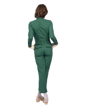 SPIRIT ST. LOUIS - Green | Jumpsuit Collection by Yvette LIBBY N'guyen Paris