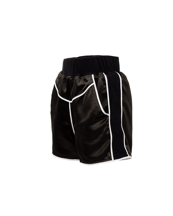 Short CHEZ TOI – Silk – Black | Short & Shirt Collection by Yvette LIBBY N'guyen Paris