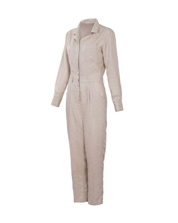 VOYAGER - Almond | Jumpsuit Collection by Yvette LIBBY N'guyen Paris