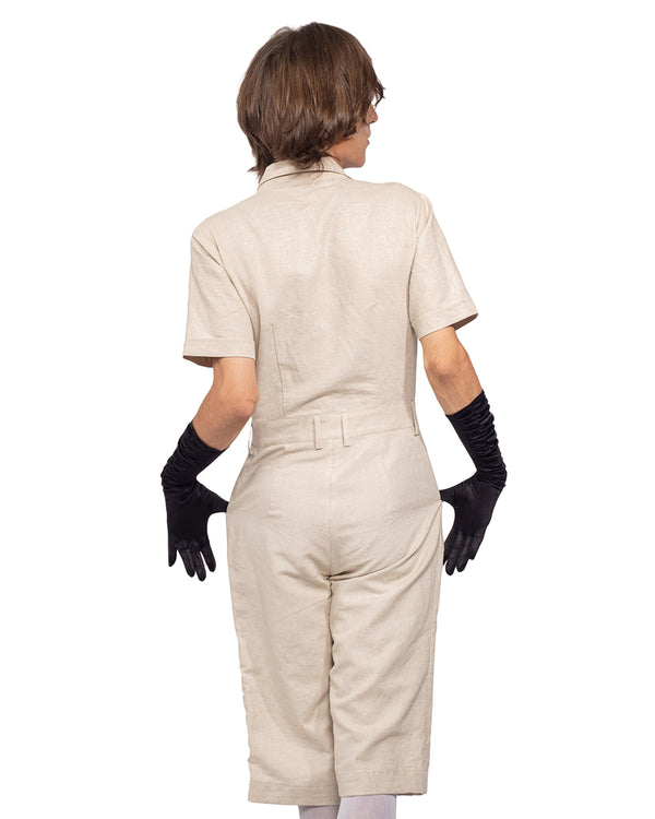 WRIGHT FLYER - Almond | Jumpsuit Collection by Yvette LIBBY N'guyen Paris