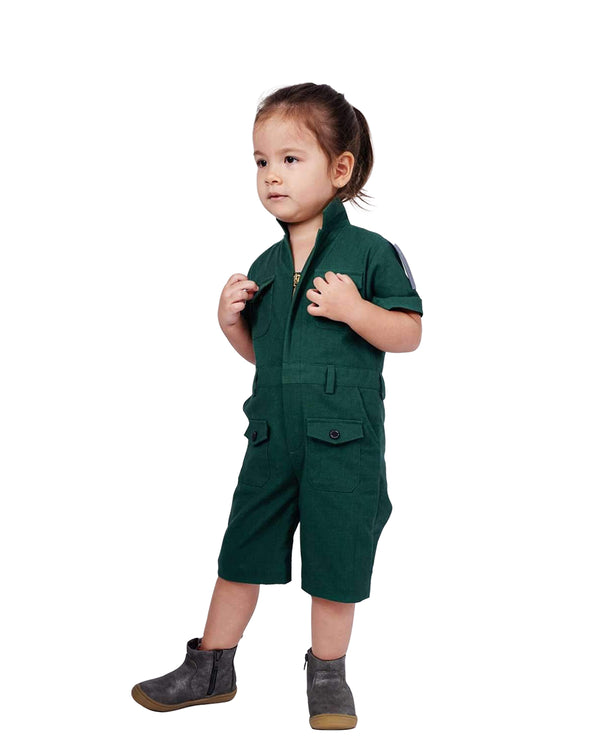 WRIGHT FLYER - Green | Jumpsuit Collection by Yvette LIBBY N'guyen Paris