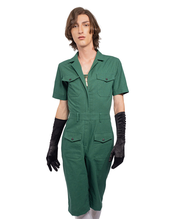 WRIGHT FLYER - Green | Jumpsuit Collection by Yvette LIBBY N'guyen Paris