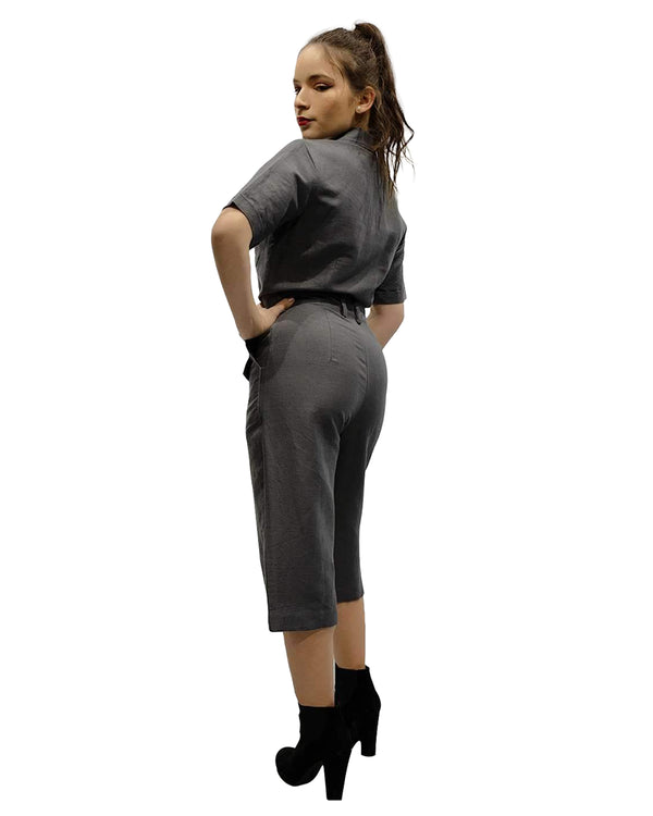 WRIGHT FLYER - Grey | Jumpsuit Collection by Yvette LIBBY N'guyen Paris